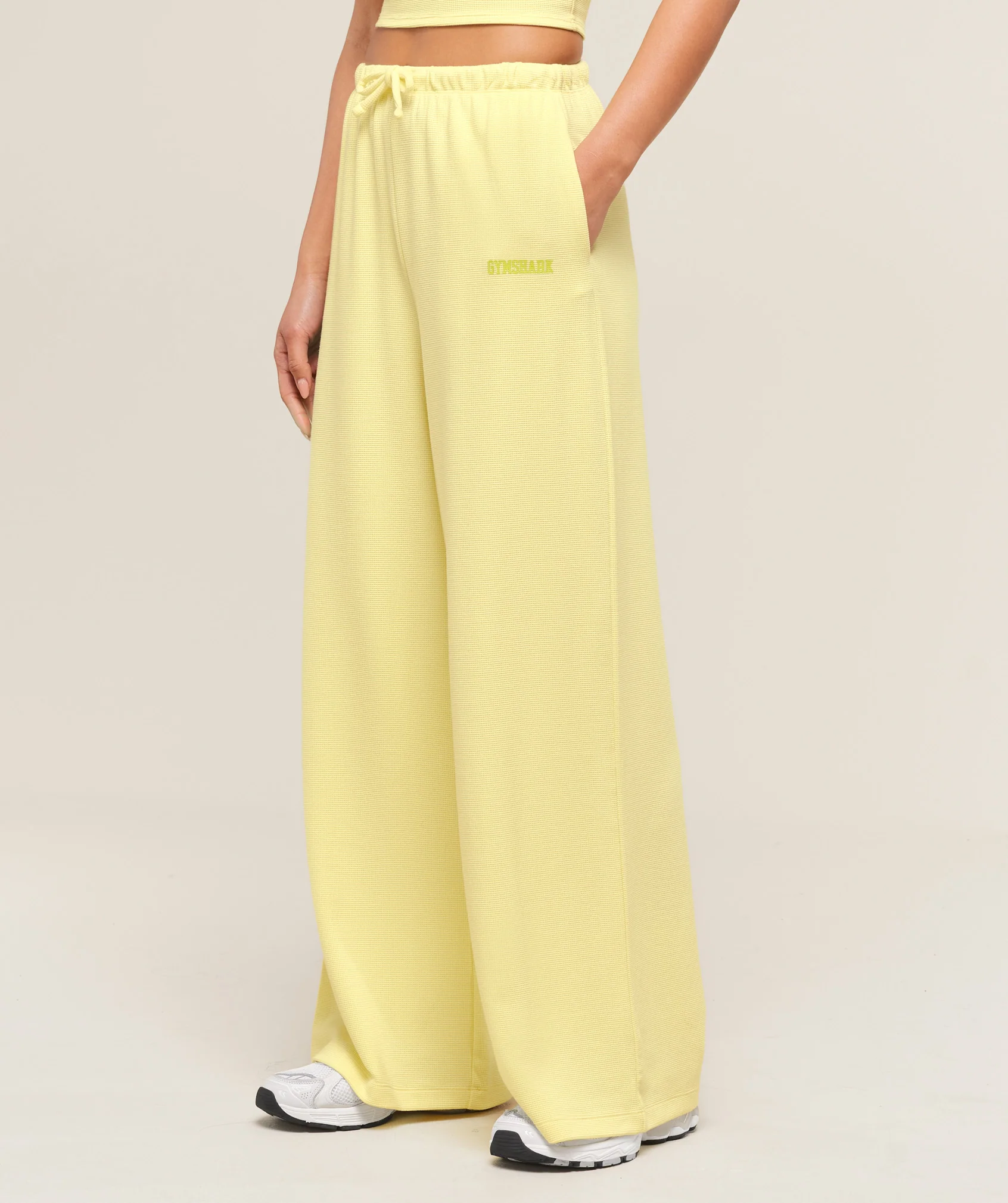 Waffle Wide Leg Pants