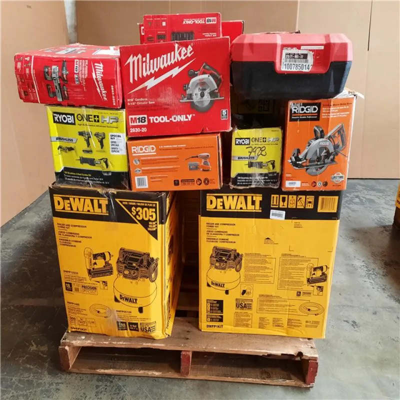 Customer Returns Tool Pallets Online 2025