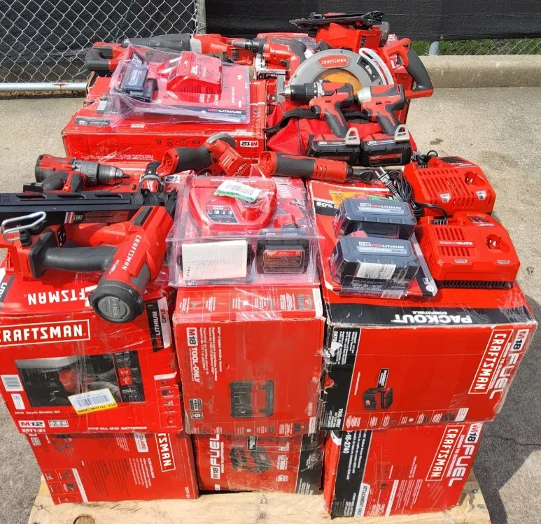 Customer Returns Tool Pallets Online 2025