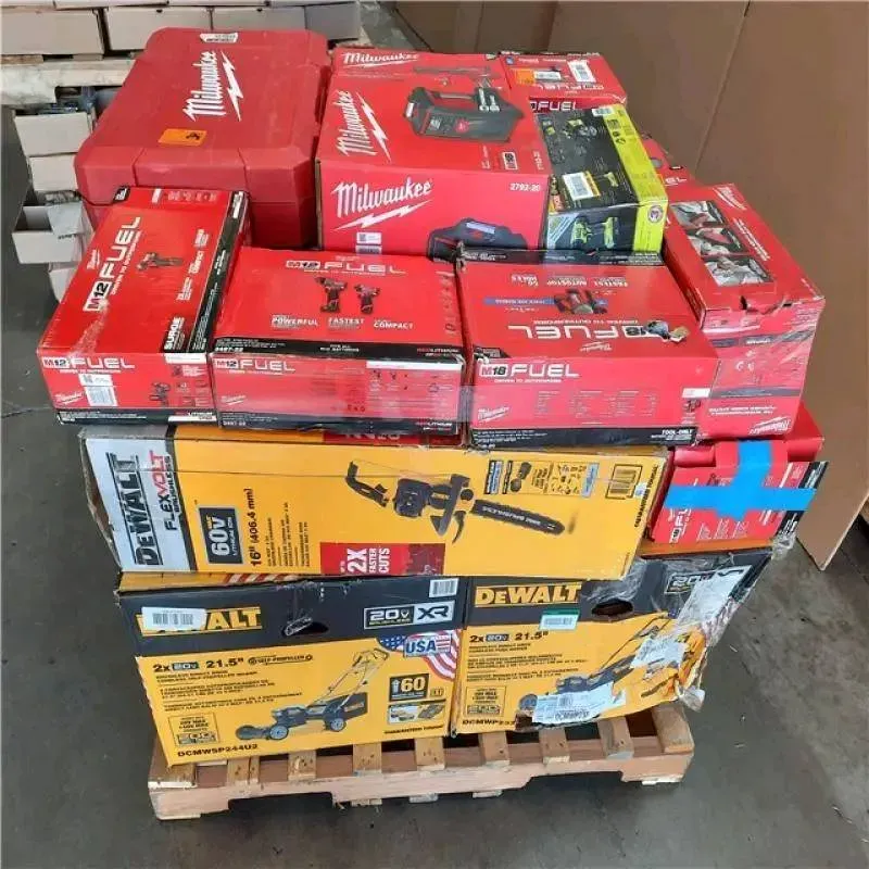 Customer Returns Tool Pallets Online 2025