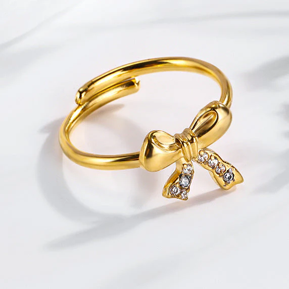 Super Flash Sky Star Titanium Zircon Ring