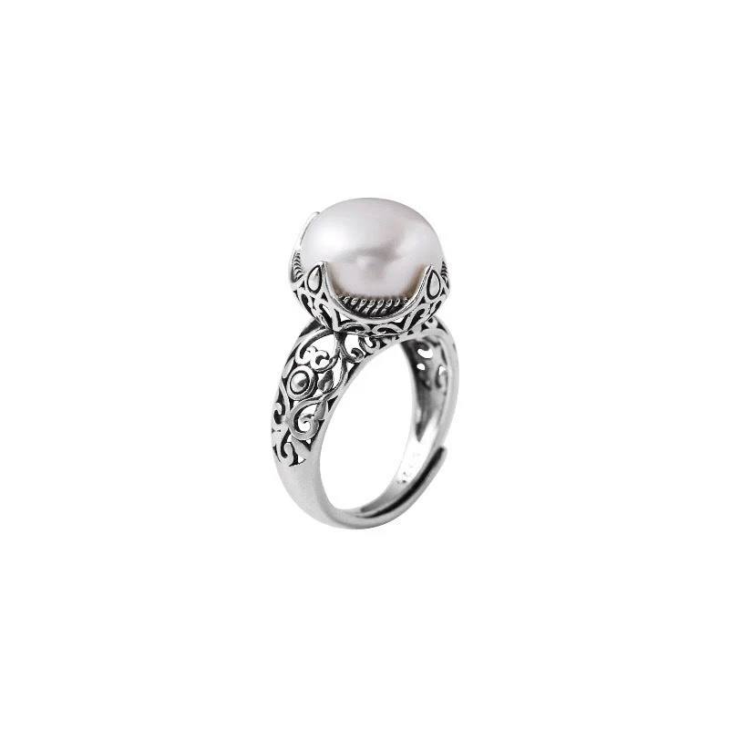 Ring Combination s925 sterling silver + gem series ring