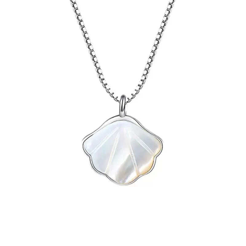 S925 Sterling Silver Shell Necklace