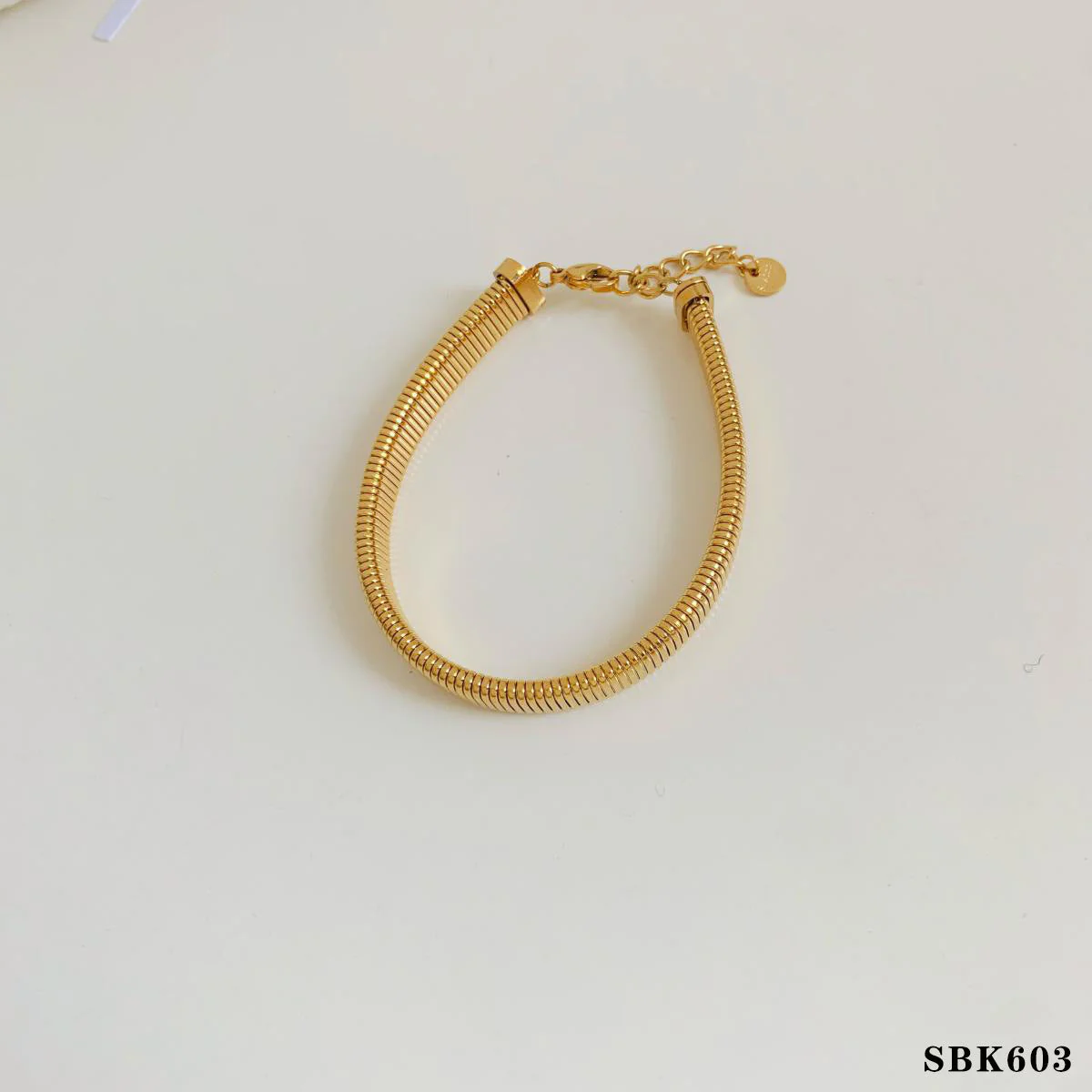 Stacked combination diamond-set heart stainless steel bracelet