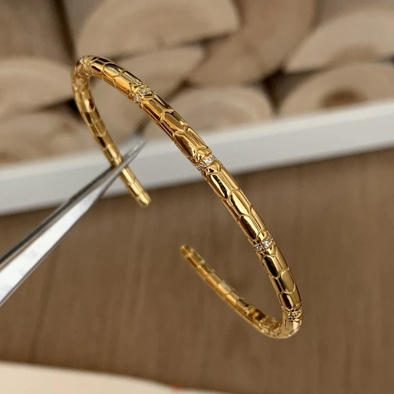 Golden Snake Bracelet