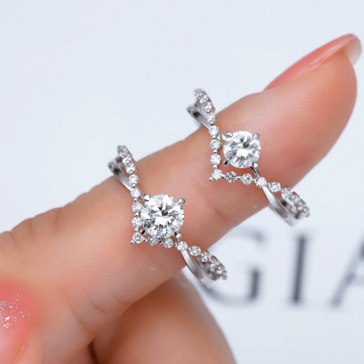 S925 sterling silver crown ring