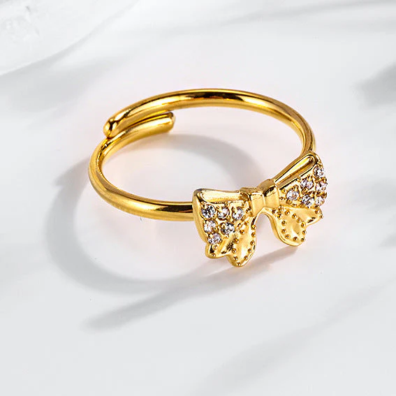 Super Flash Sky Star Titanium Zircon Ring