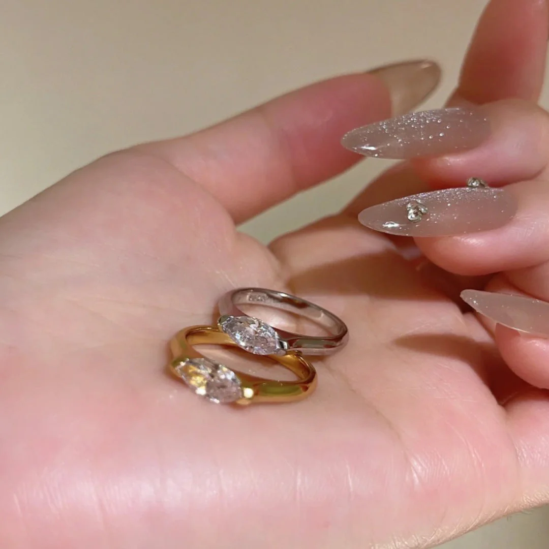 Horse Eye Diamond Ring