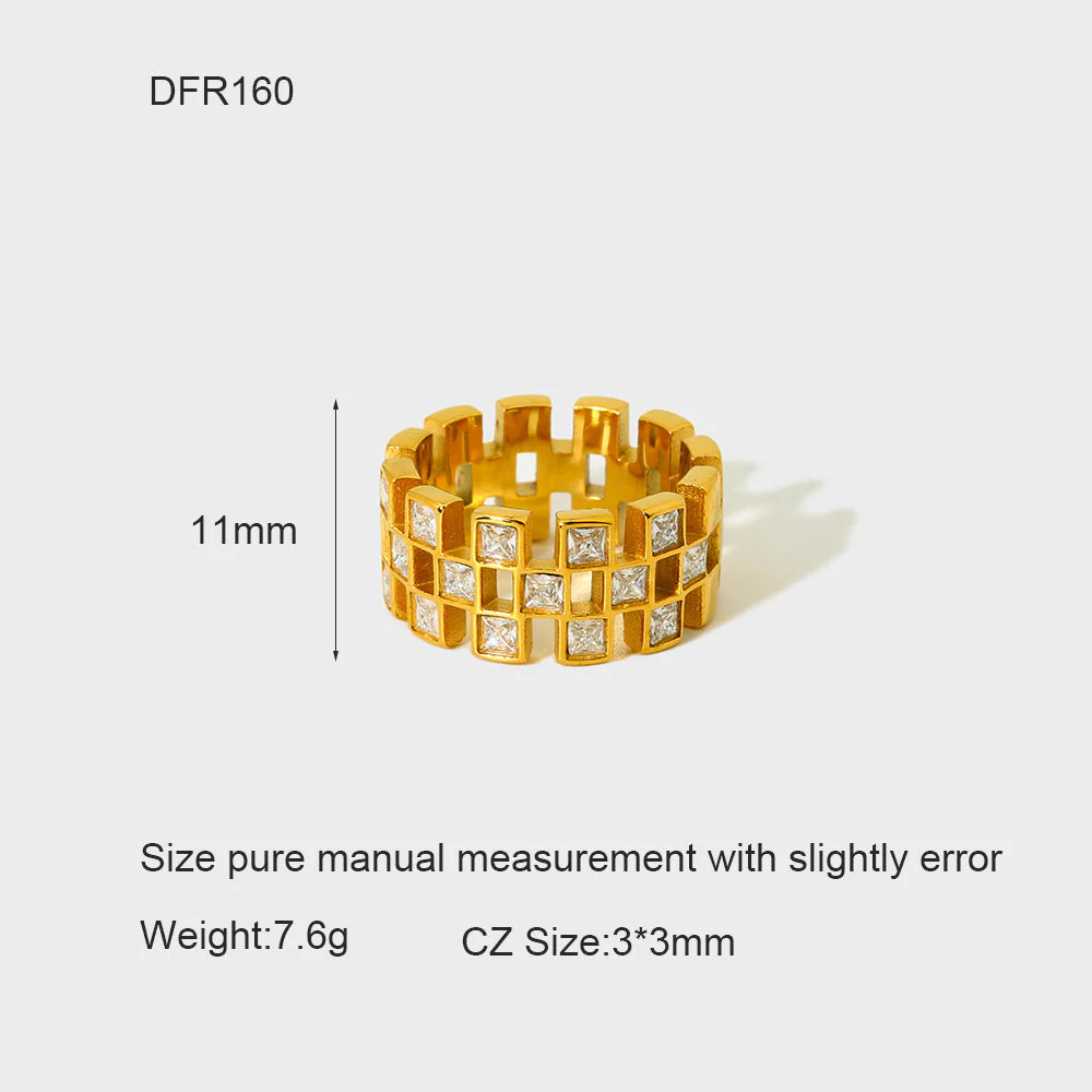 18K Gold Plated Open Ring