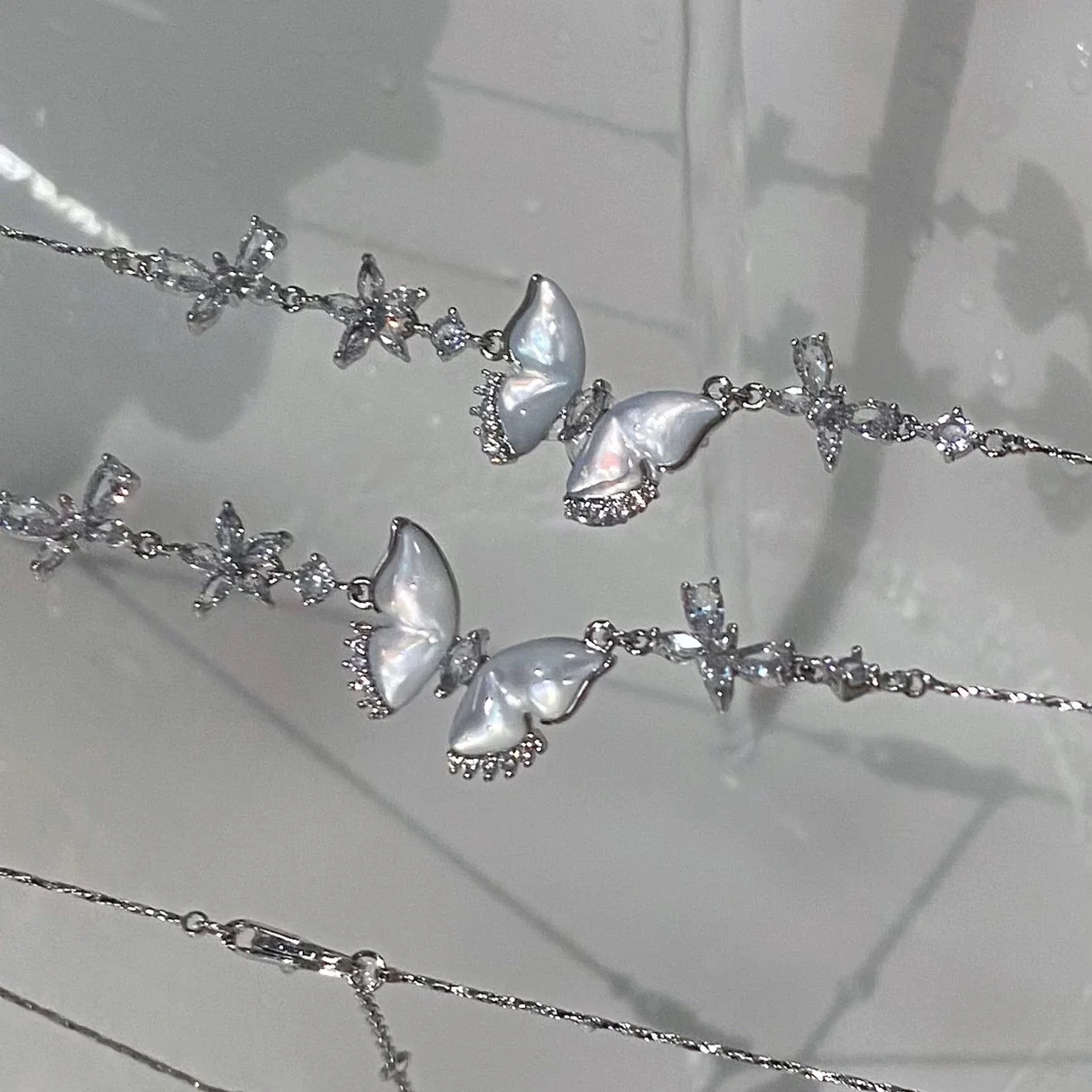 Butterfly necklace Y