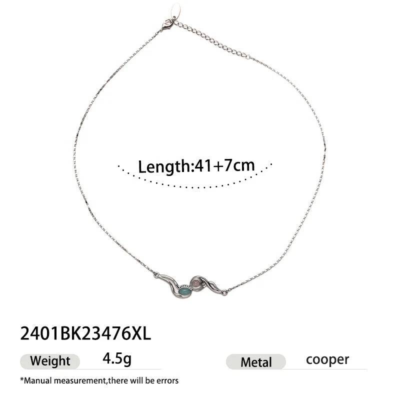 Aquamarous Necklace Earrings