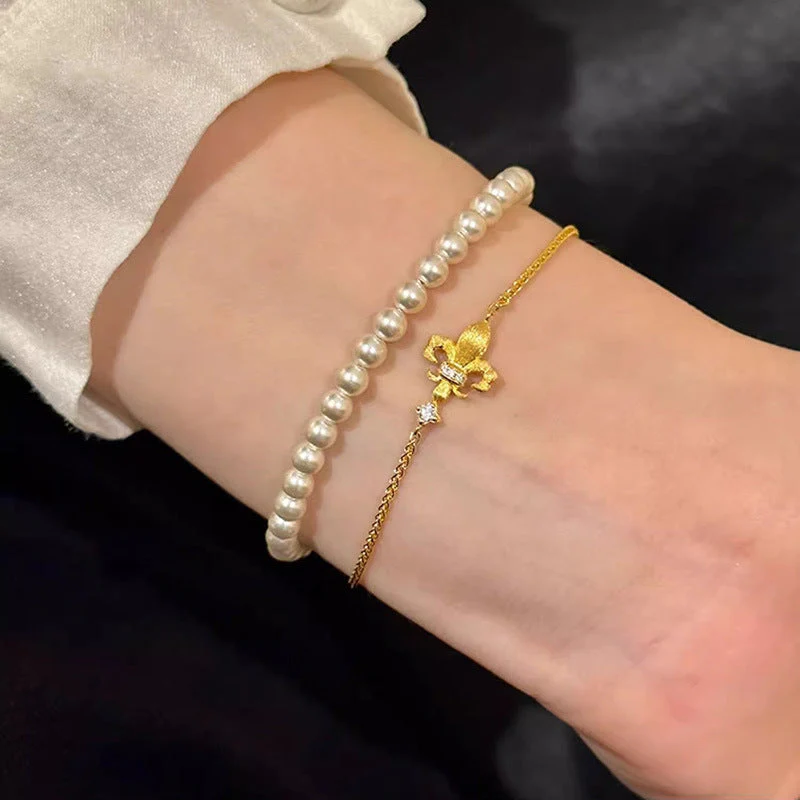 S925 Sterling Silver Iris Brushed Bracelet