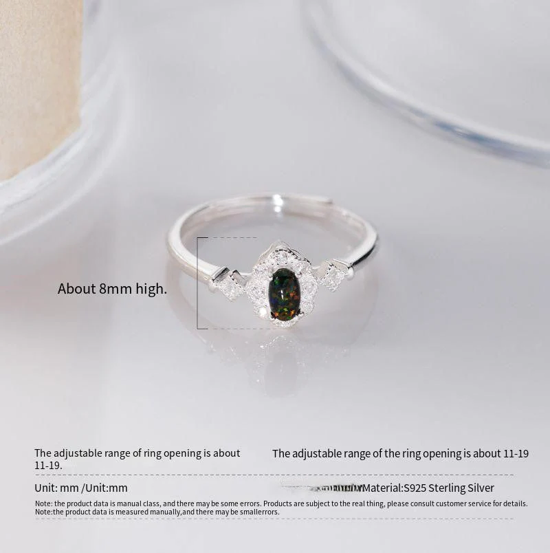 S925 sterling silver diamond ring