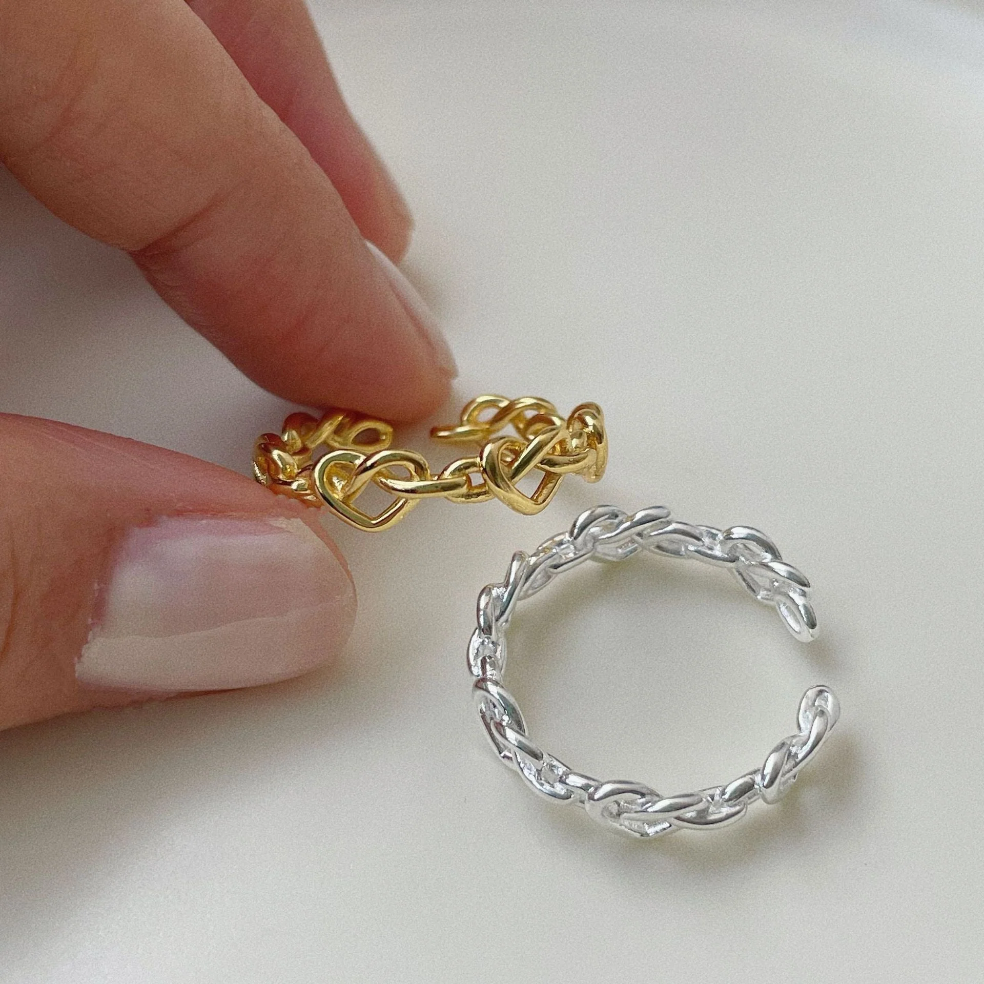 925 Sterling Silver Love Ring