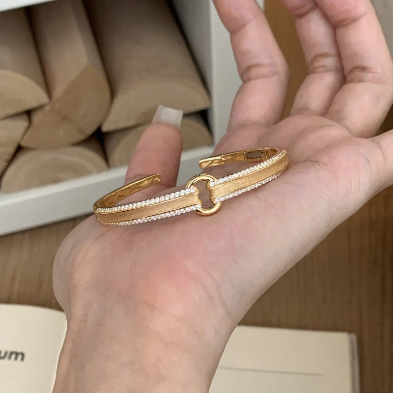 Lock Zircon Bracelet