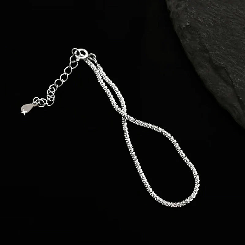 S925 Sterling Silver Sparkling Necklace