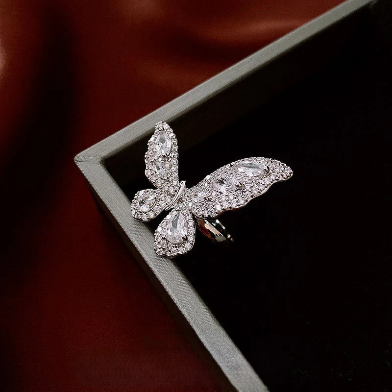 Real gold electroplated zircon split ring