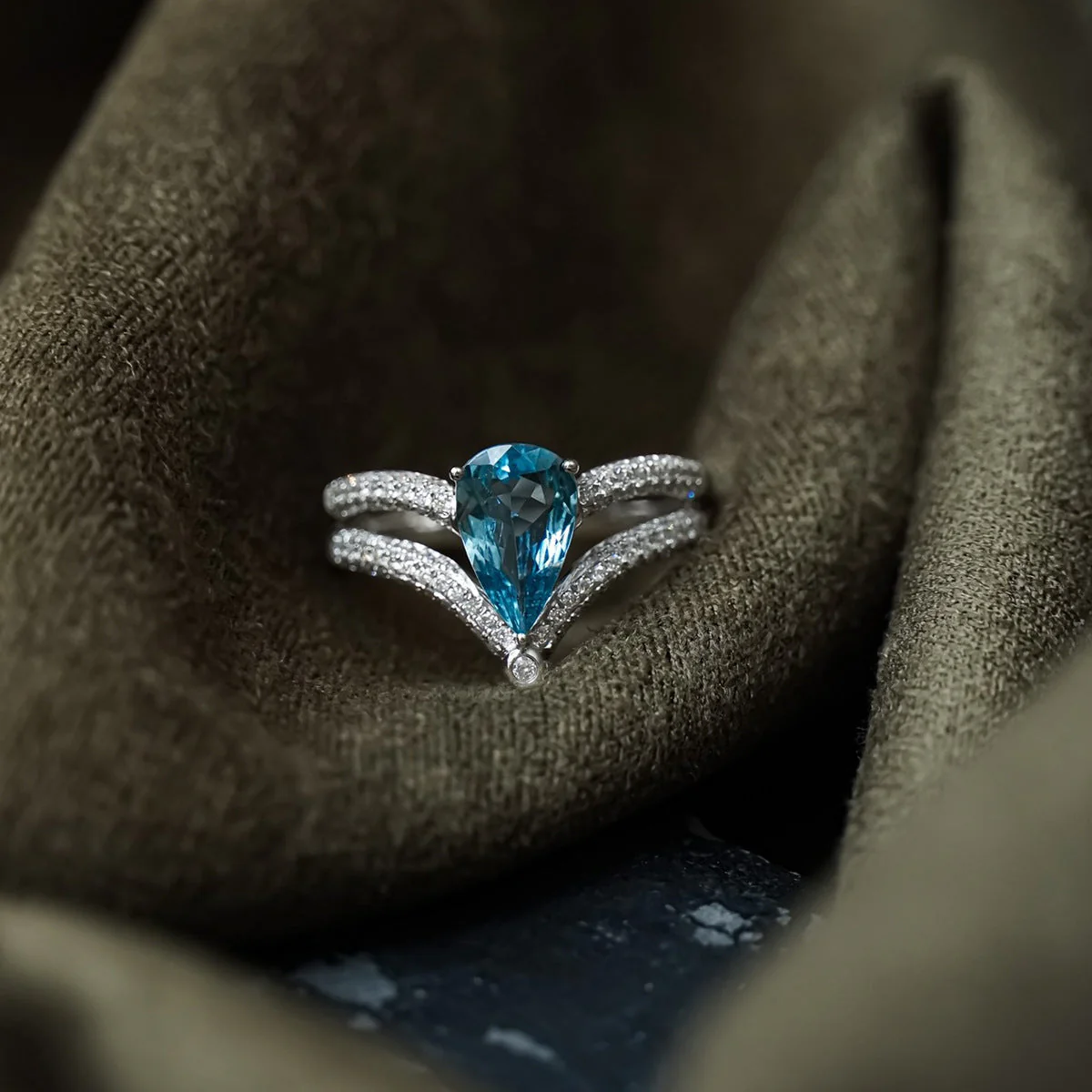 S925 sterling silver crown ring