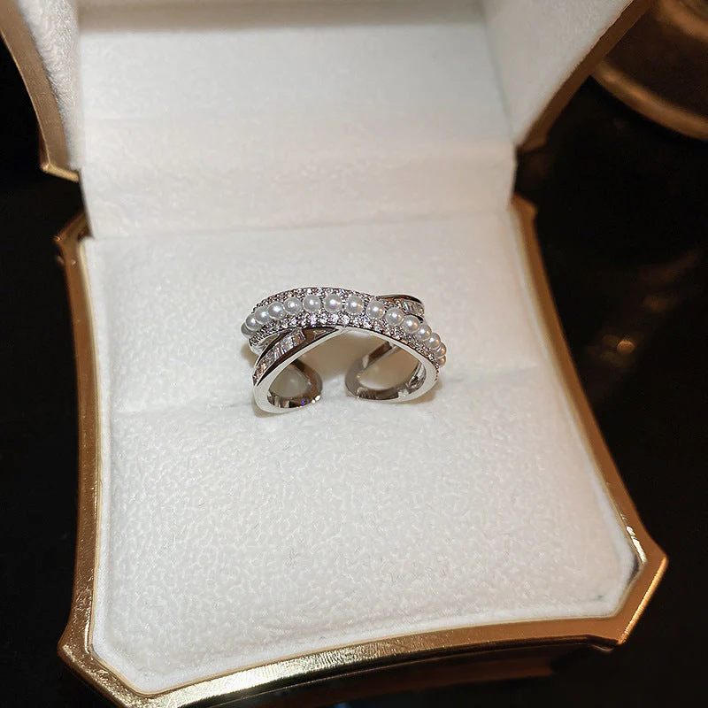 Real gold electroplated zircon split ring