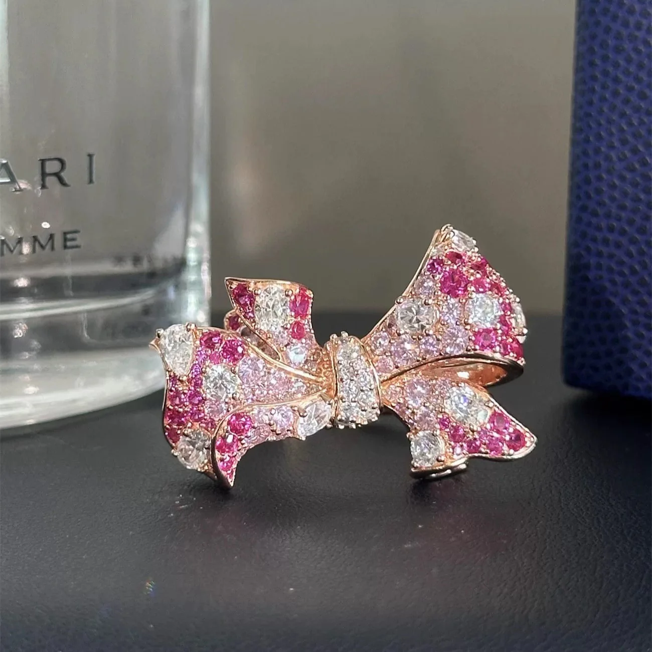 Pink Bow Ring