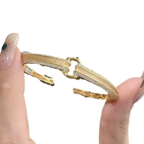 Lock Zircon Bracelet