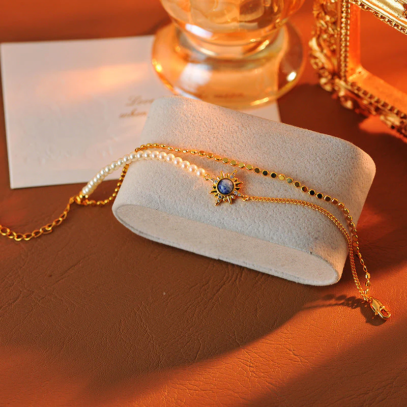 Eight-star bracelet double layer