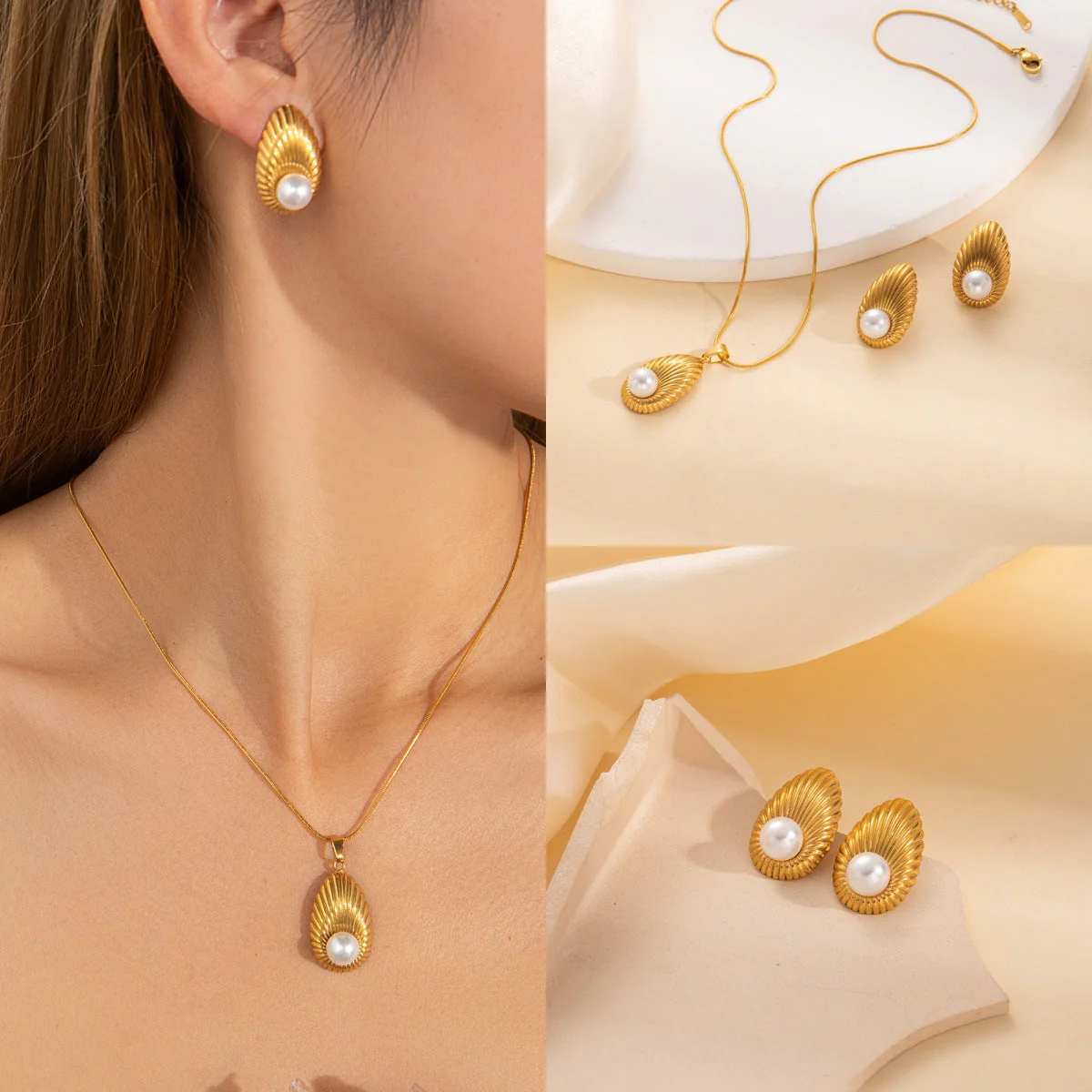 necklace earrings Set