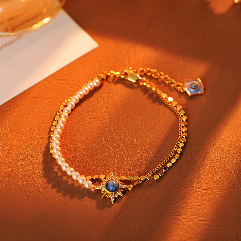 Eight-star bracelet double layer