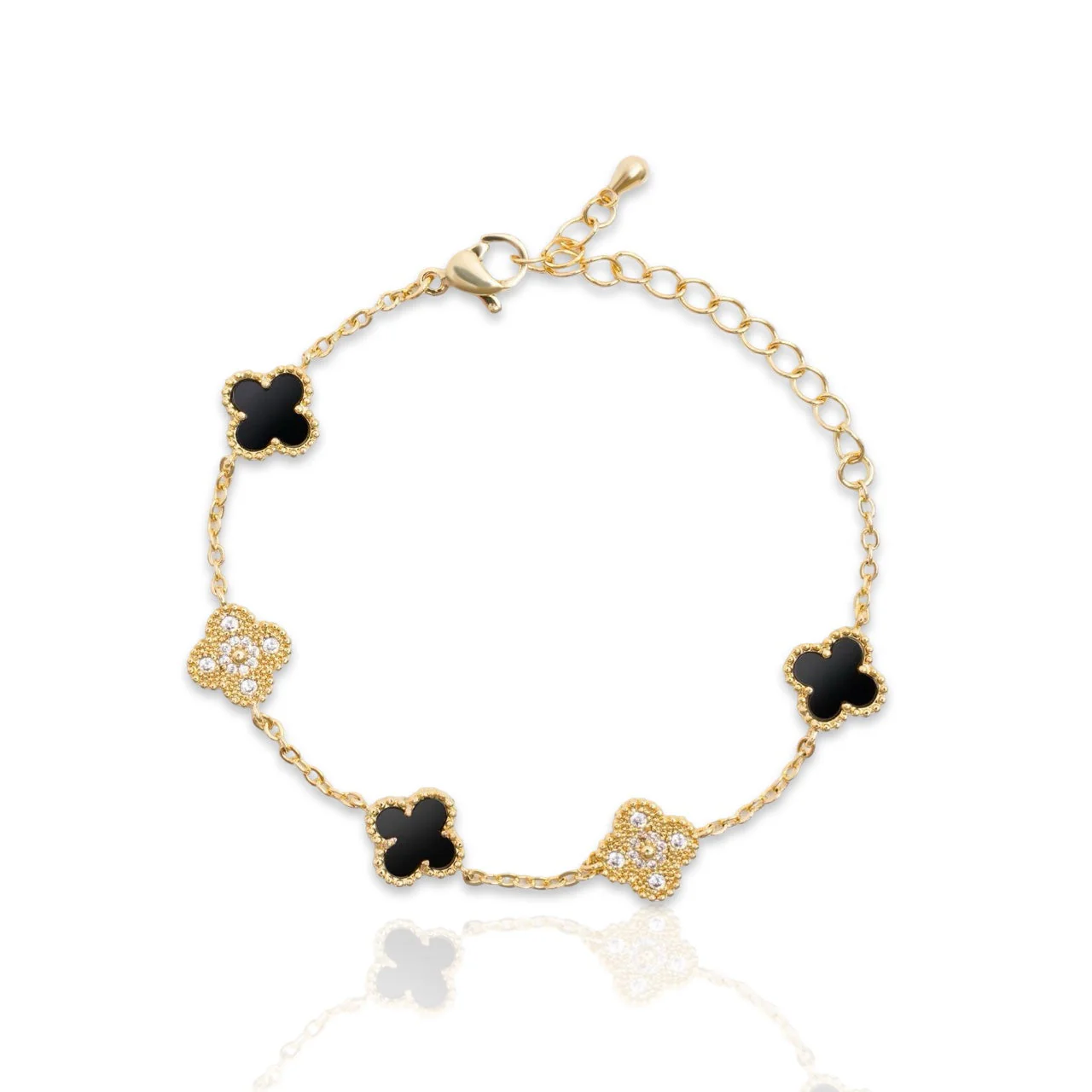 mini-diamond-clover-bracelet