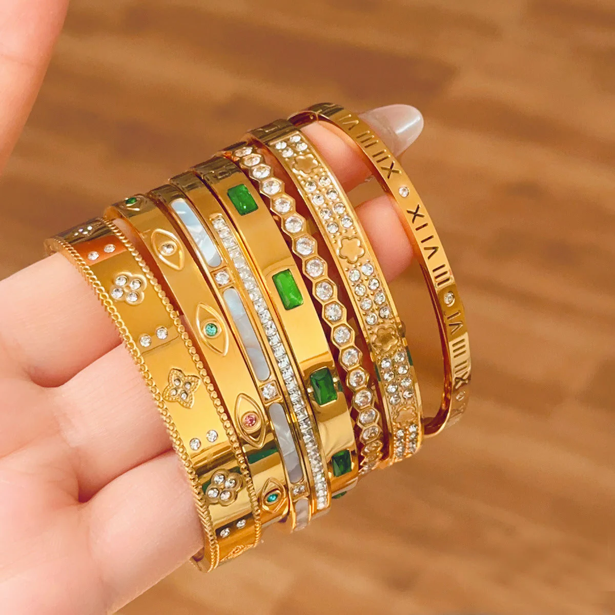 titanium steel bracelet non-fading