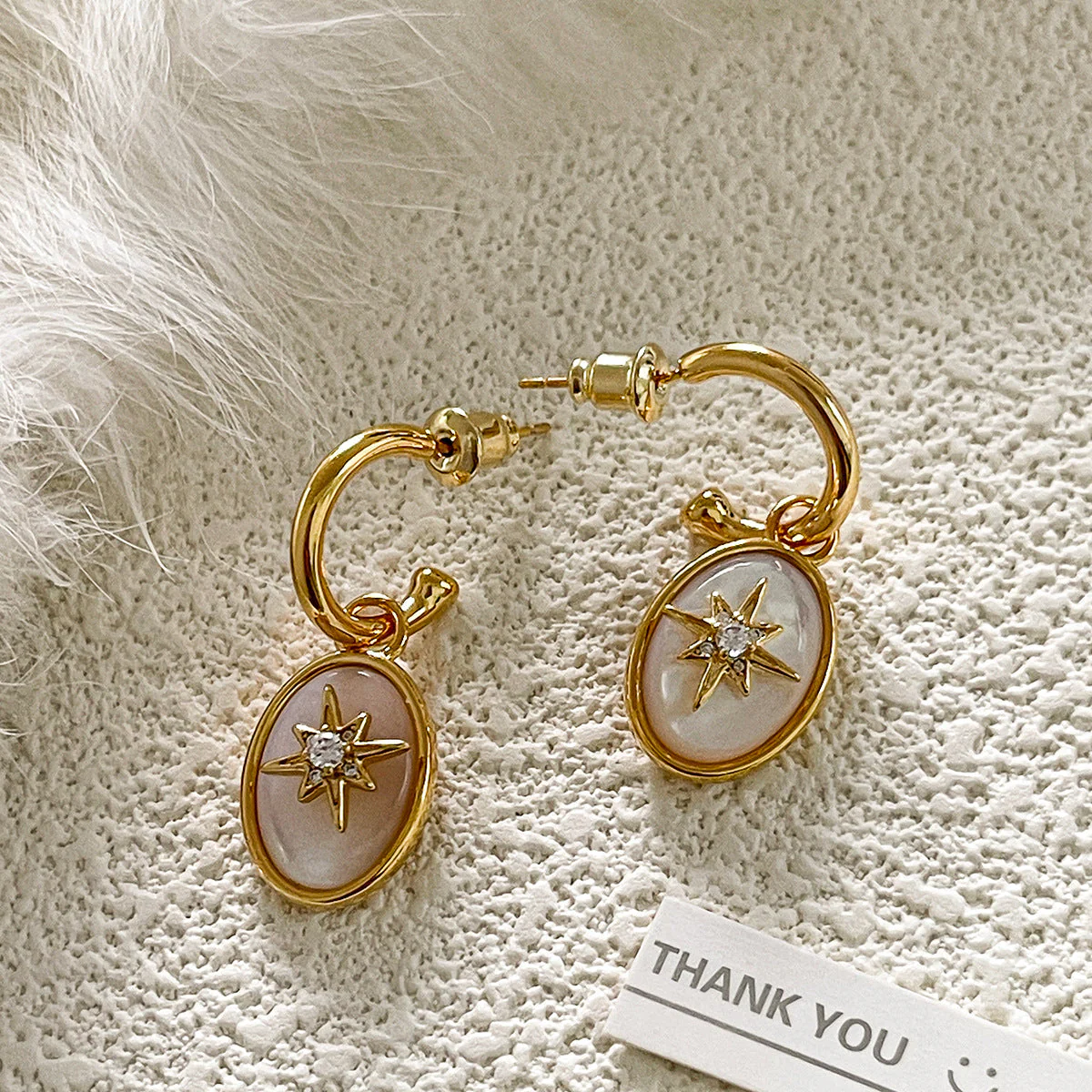 Belly Eight Star Earnail Earrings