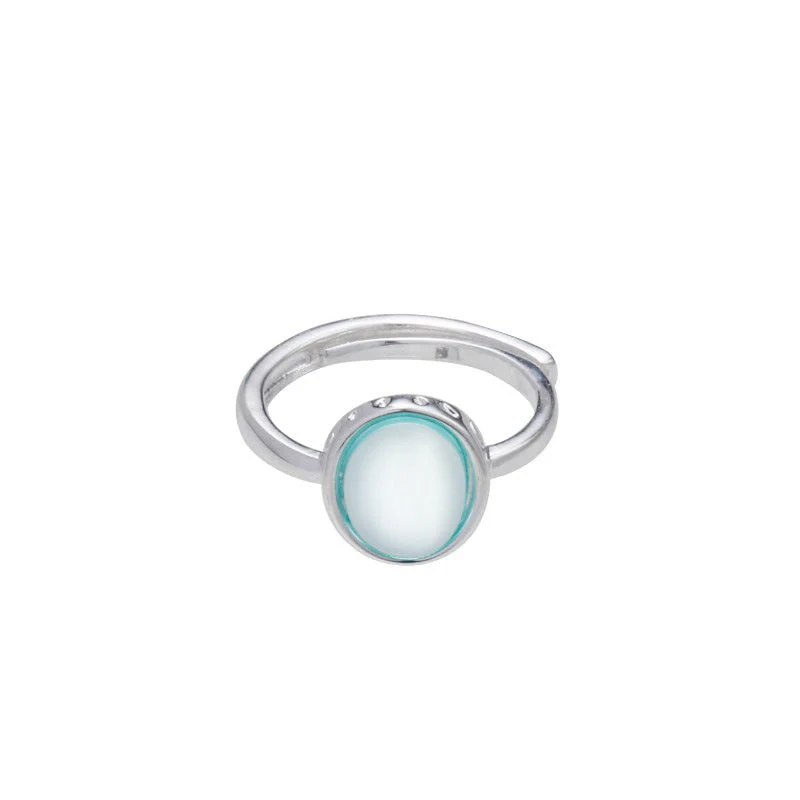 s925 Sterling Silver Aquamarine Ring