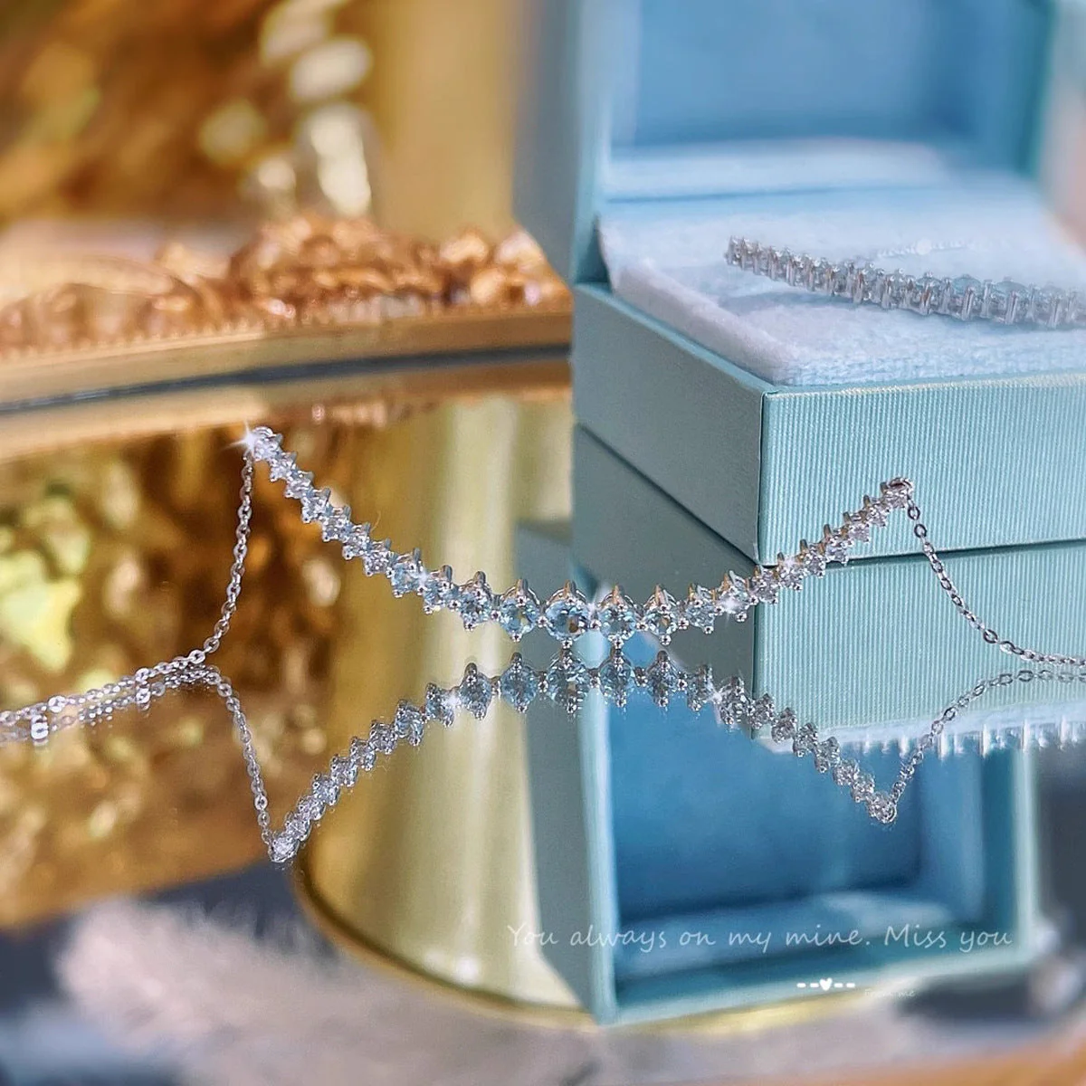 S925 sterling silver smile necklace