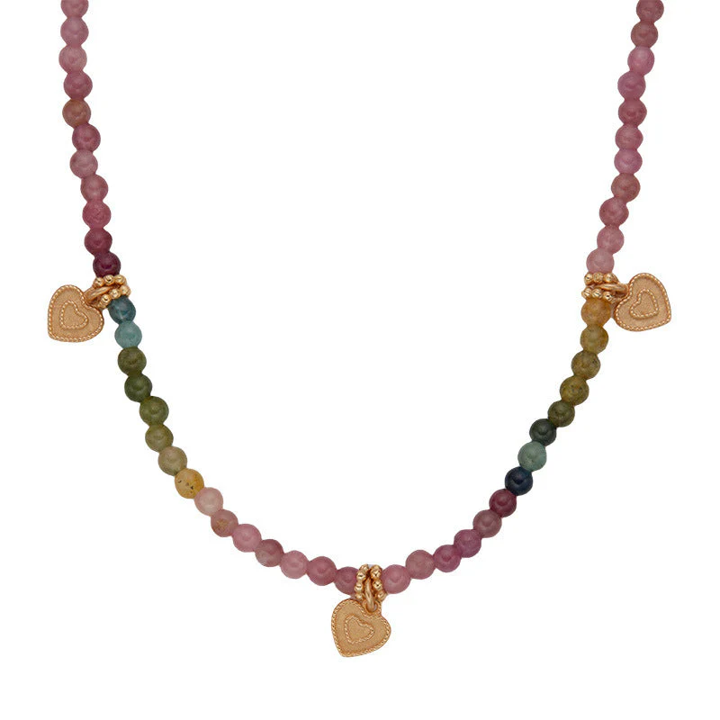 Natural Color Treasure Tourmaline Necklace