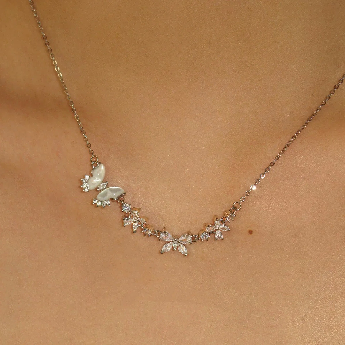 Butterfly necklace Y