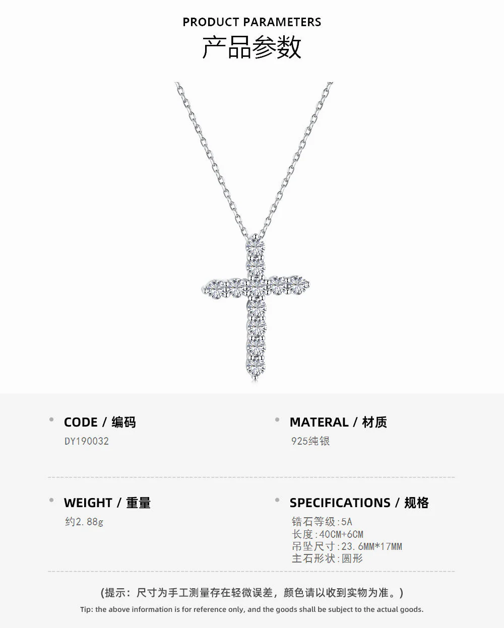 925 sterling silver cross zirconia opal pearl necklace