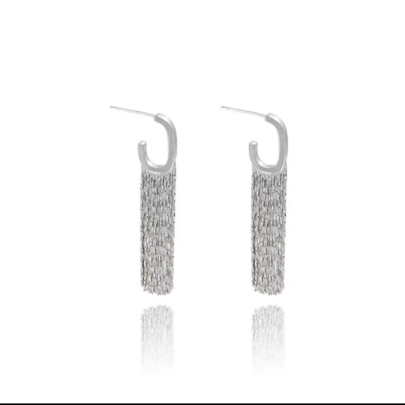 G tassel earrings