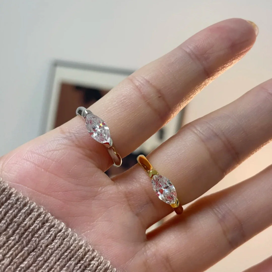 Horse Eye Diamond Ring