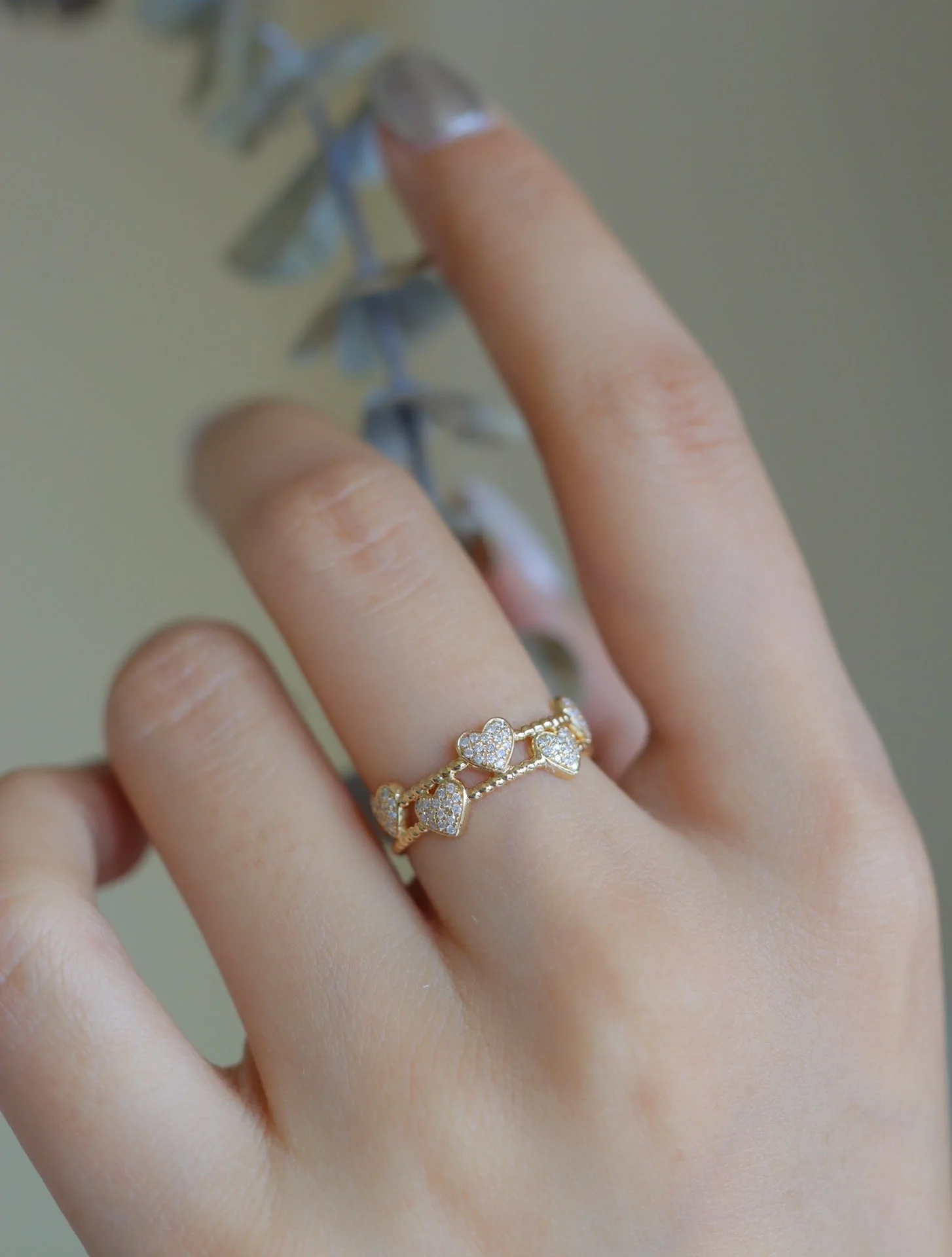 Perfect s925 sterling silver double ring love ring