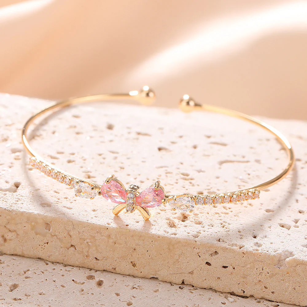 Rose zircon bracelet