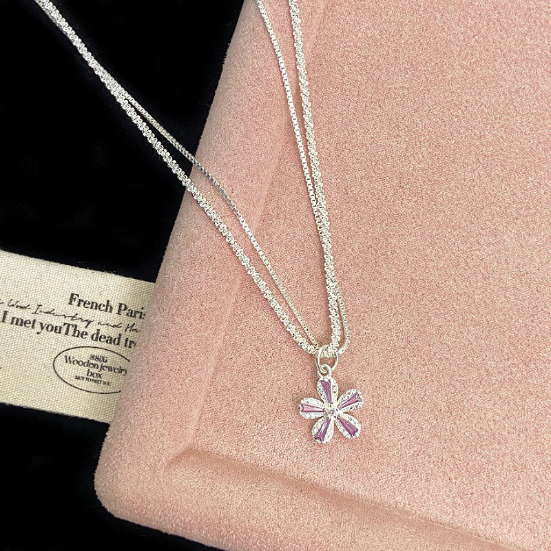 Zircon Swarovski Pearl Necklace