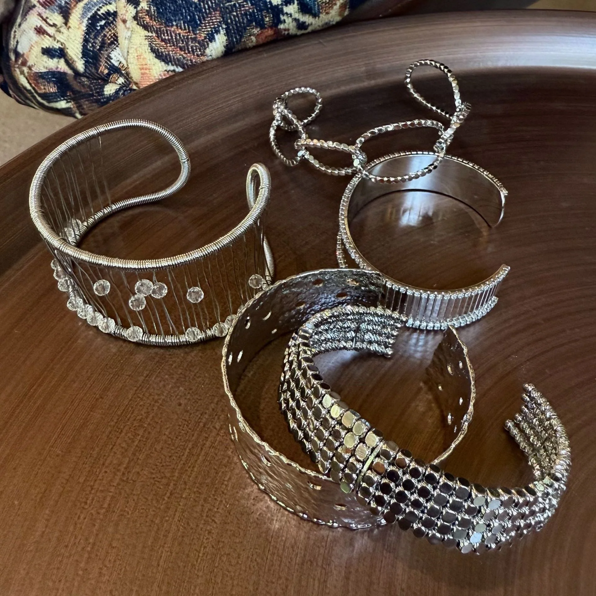 Zircon geometric bracelet