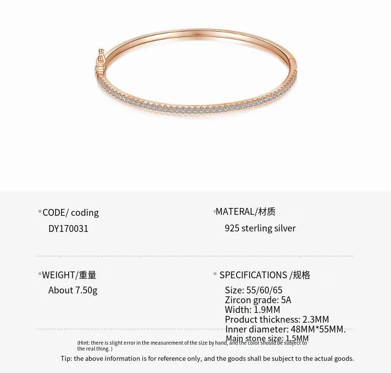 S925 Sterling Silver Bracelet