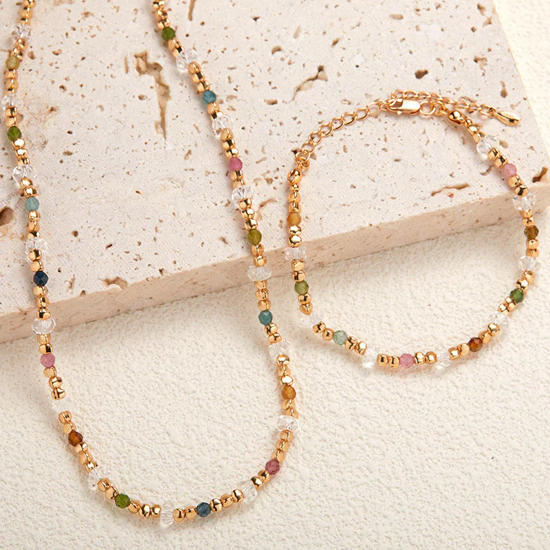 Natural Color Treasure Tourmaline Necklace