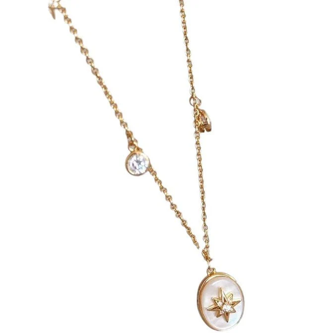 Gem Eight Star  Necklace Bracelet Ring suit