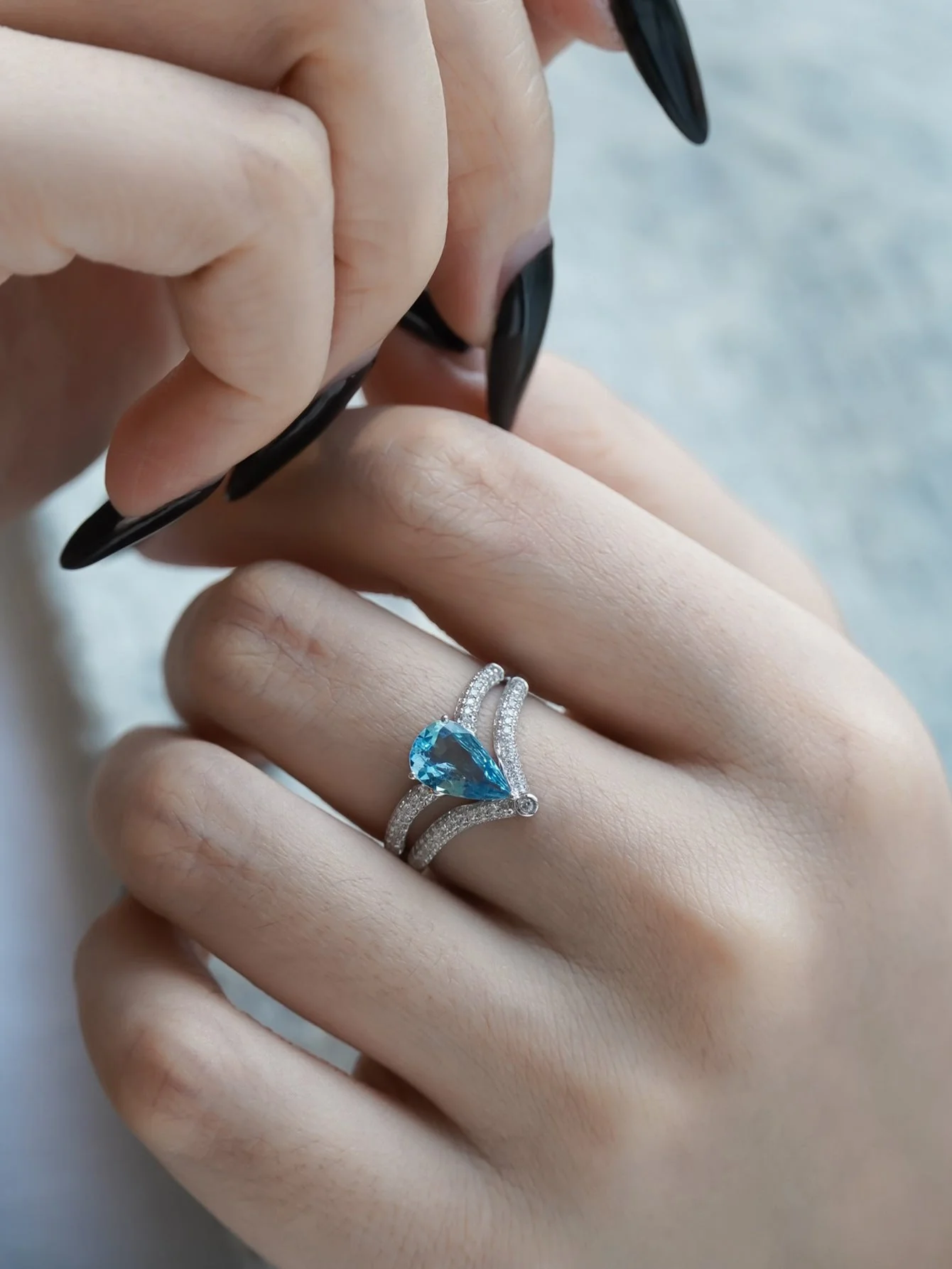 S925 sterling silver crown ring