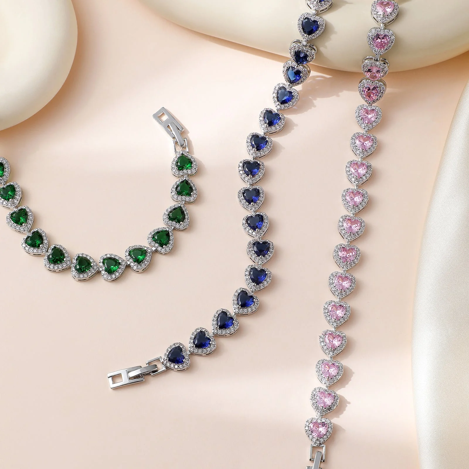 Zircon colorful bracelet