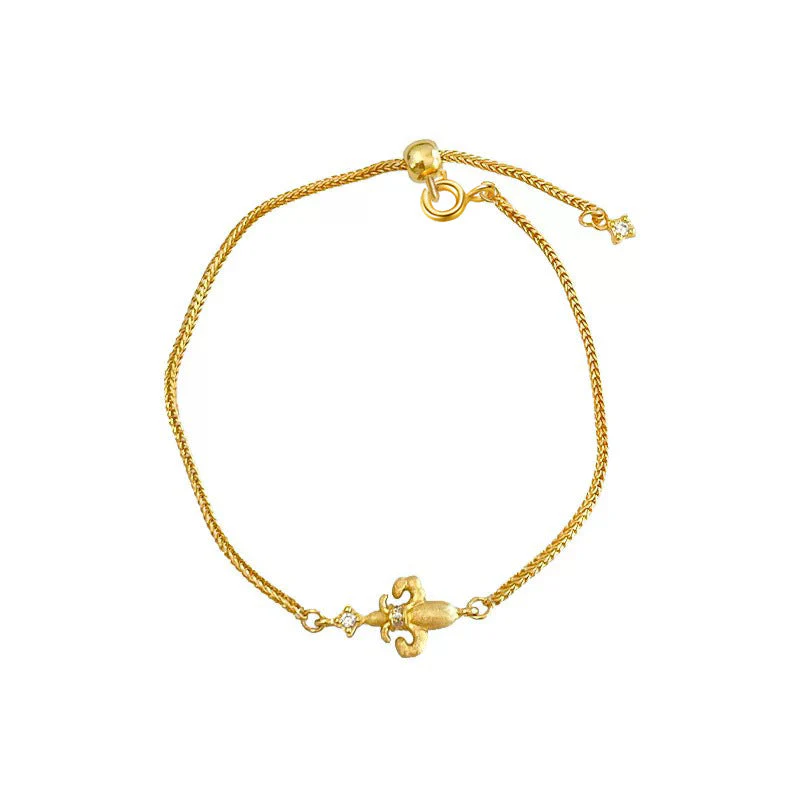 S925 Sterling Silver Iris Brushed Bracelet