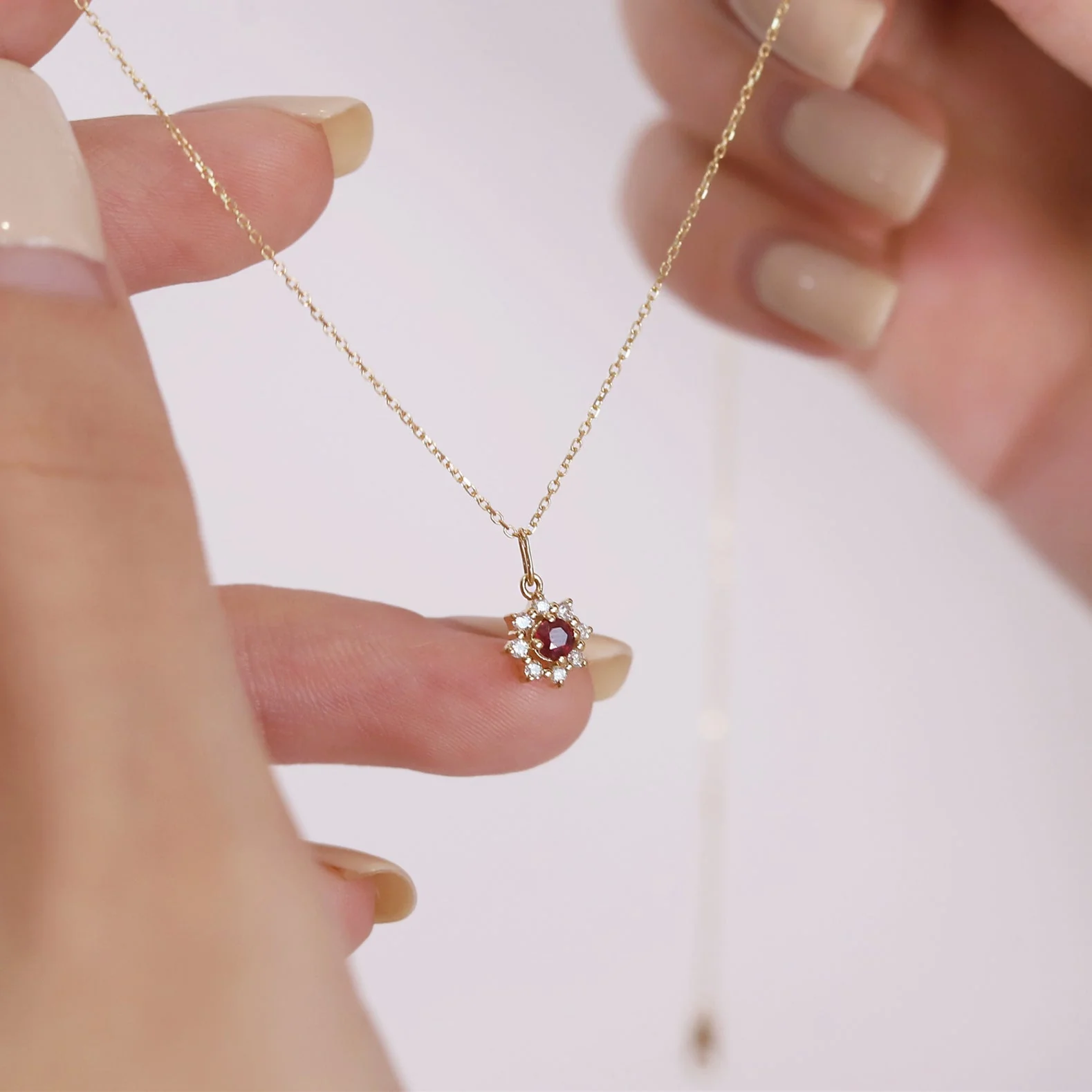 S925 Silver Plated 18k Gold Small Sun Necklaces