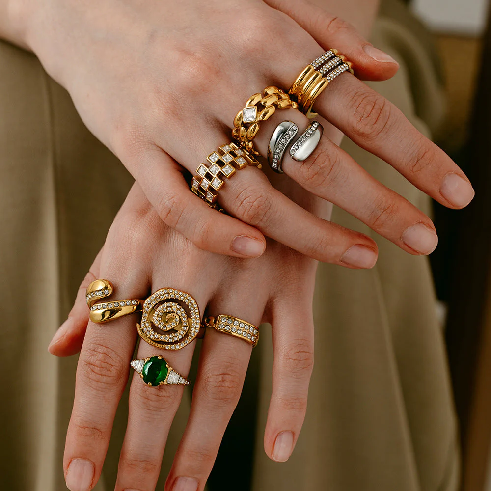 18K Gold Plated Open Ring